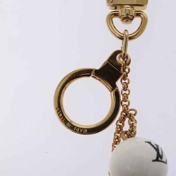 LOUIS VUITTON Porte ClesChainne Key Holder Metal T&B Gold M60076 LV Auth 129759 - Picture 9 of 11